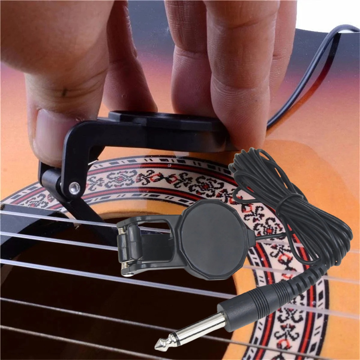 Musical Instruments Easy - Audio Jack Clip On Pickup/2.5 M