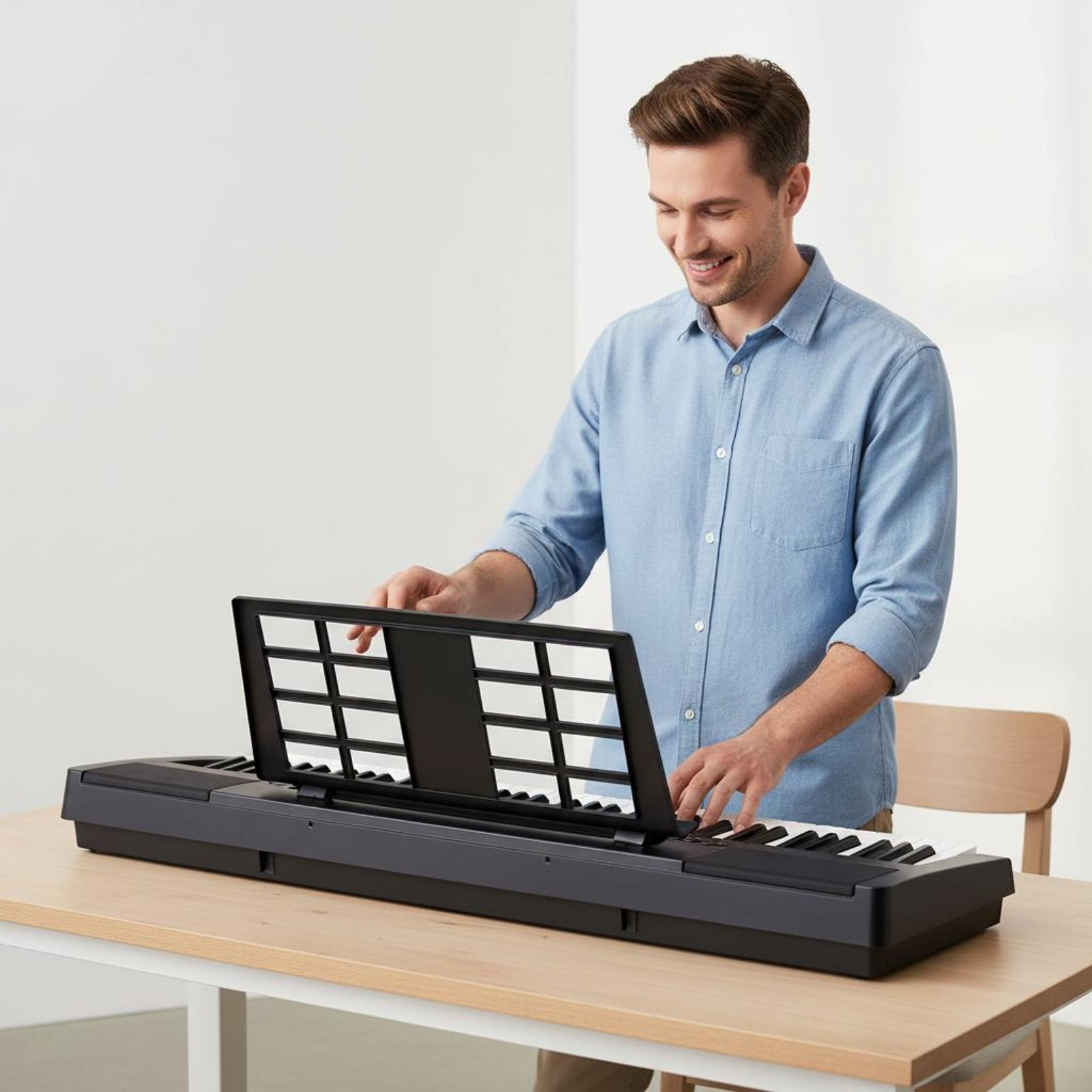 Musical Instruments Easy - Elektronische muziekstandaard voor keyboard Universeel ontwerp