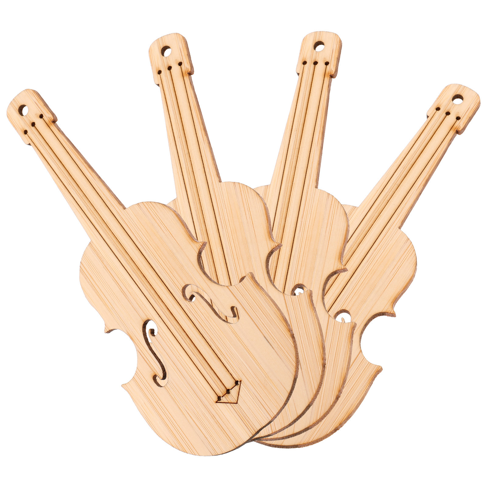 Musical Instrument Book - 4 stuks bamboe bladwijzers in de