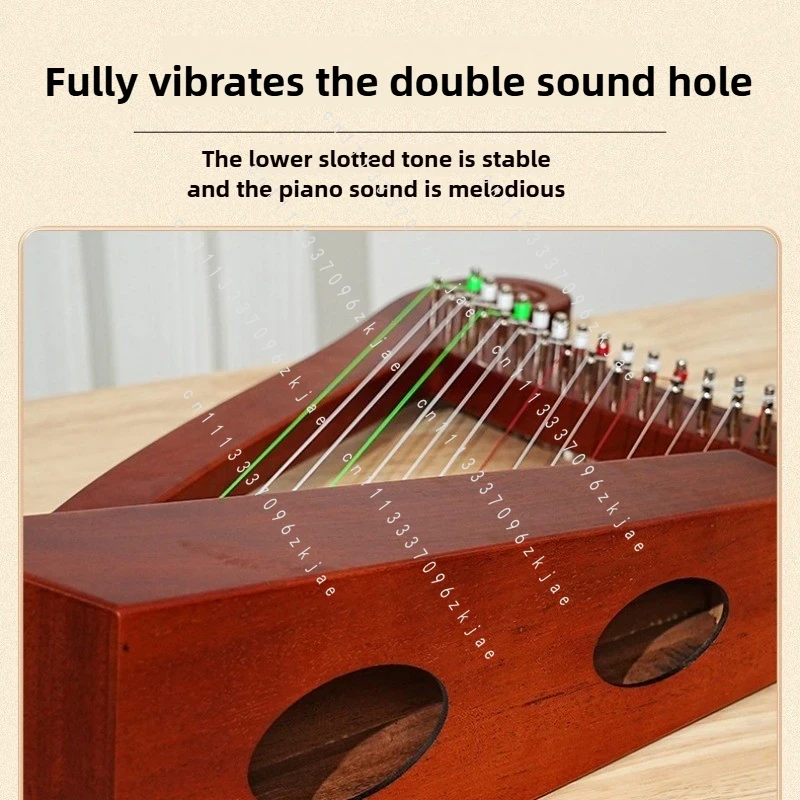 Handgemaakte 15-toon harp gelu - Musical Instrument Harp recensie en prijs