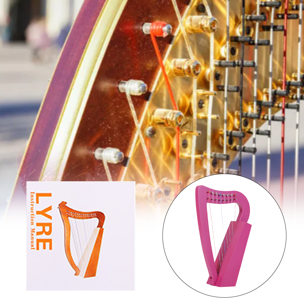 8-snarige lierharp massief hou - Musical Instrument Harp recensie en prijs