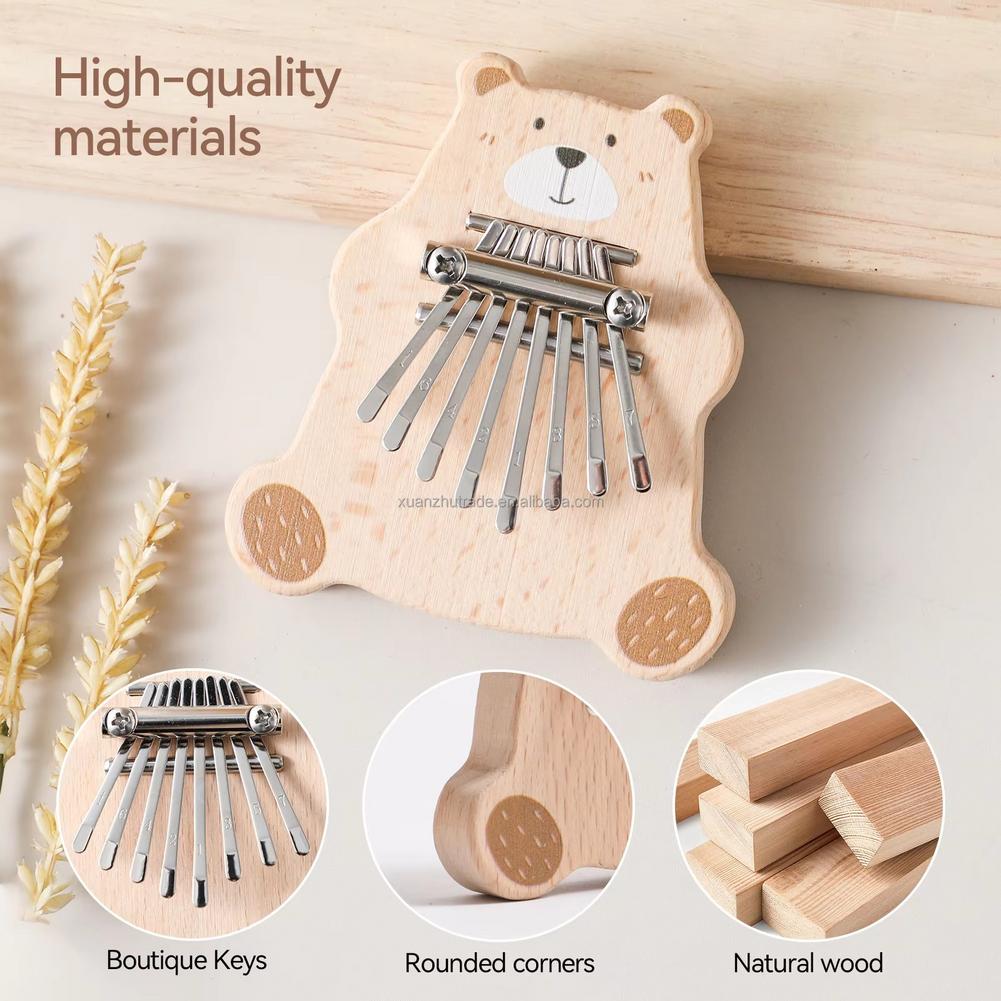 8-toetsen mini kalimba draagba - Musical Instrument Piano recensie en prijs