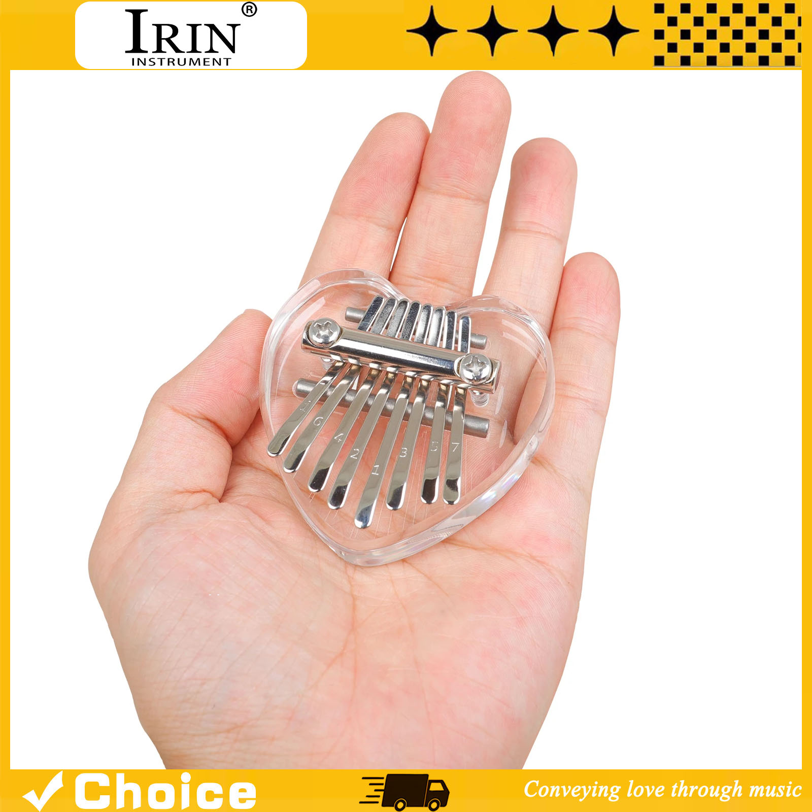 8-Key Kalimba Mini Duimpiano A - Musical Instrument Harp recensie en prijs