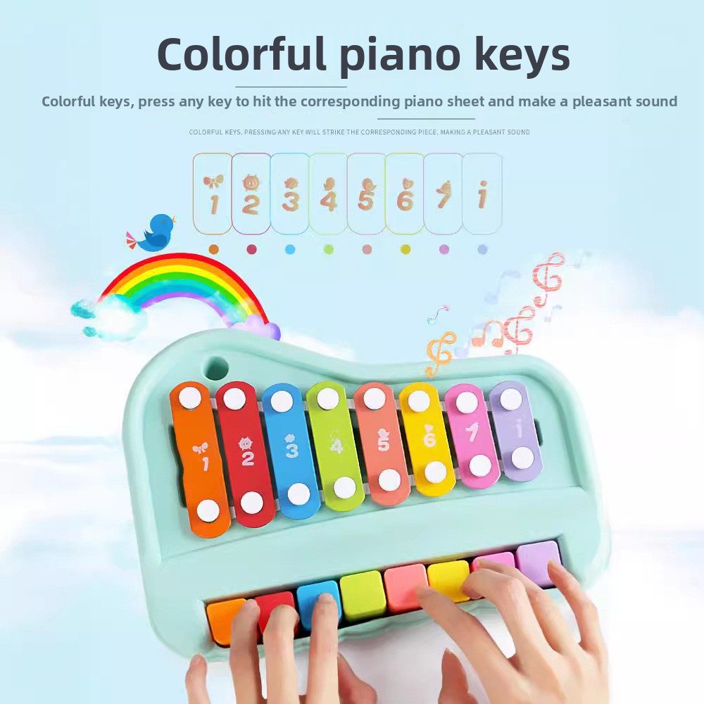8-Note Xylofoon Piano 2-in-1 V - Musical Instrument Harmonium recensie en prijs