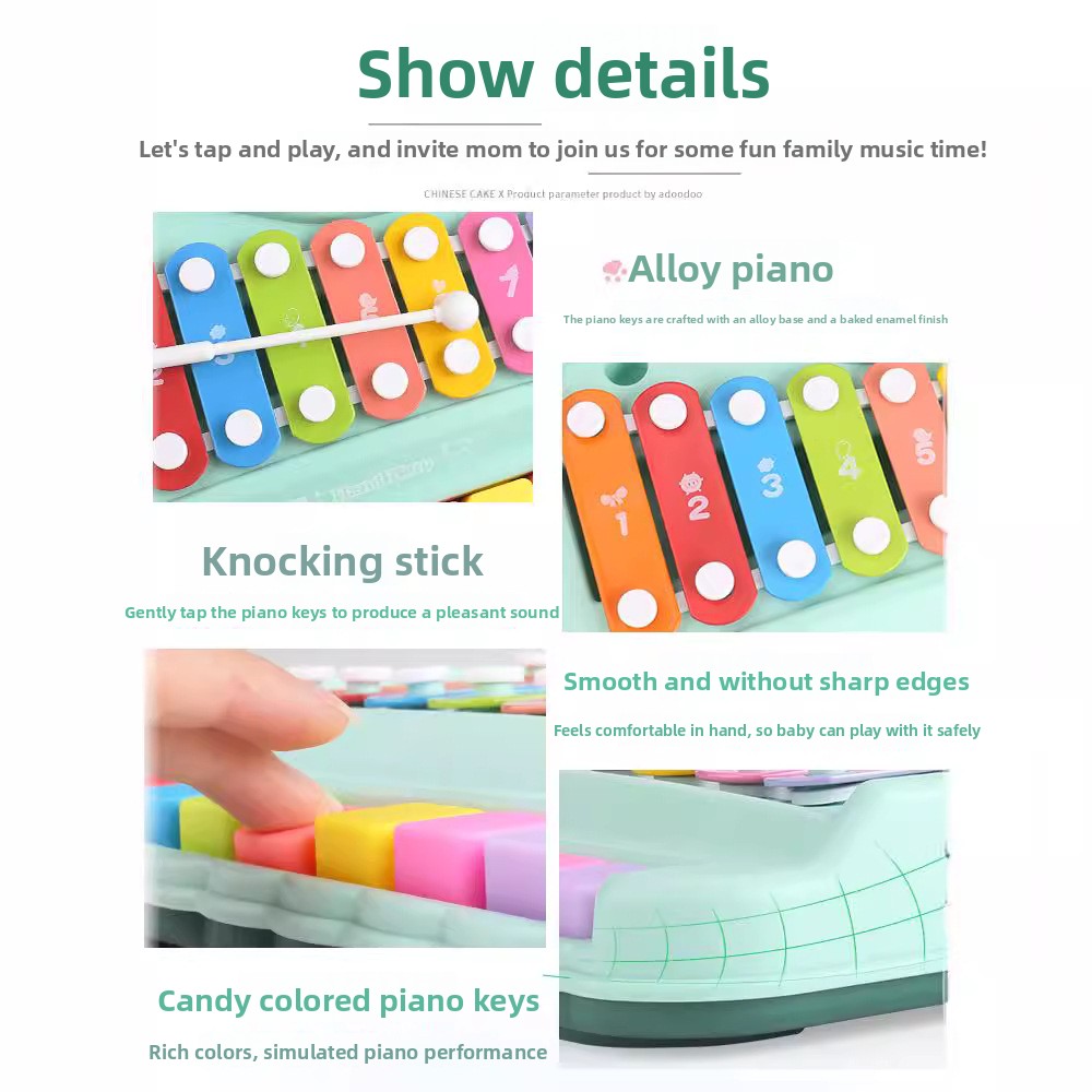 8-Note Xylofoon Piano 2-in-1 V - Musical Instrument Harmonium recensie en prijs