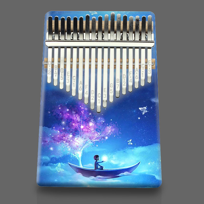 17-toon Kalimba Kleur Duimpian - Musical Instrument Piano recensie en prijs