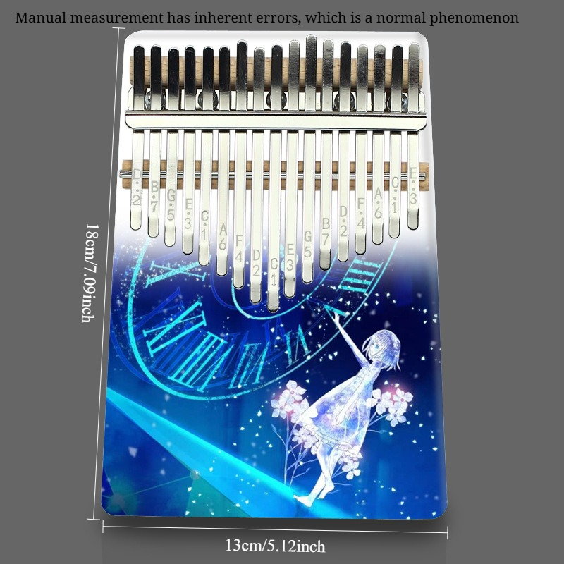17-toon Kalimba Kleur Duimpian - Musical Instrument Piano recensie en prijs
