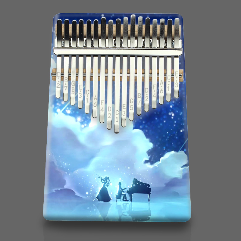 17-toon Kalimba Kleur Duimpian - Musical Instrument Piano recensie en prijs