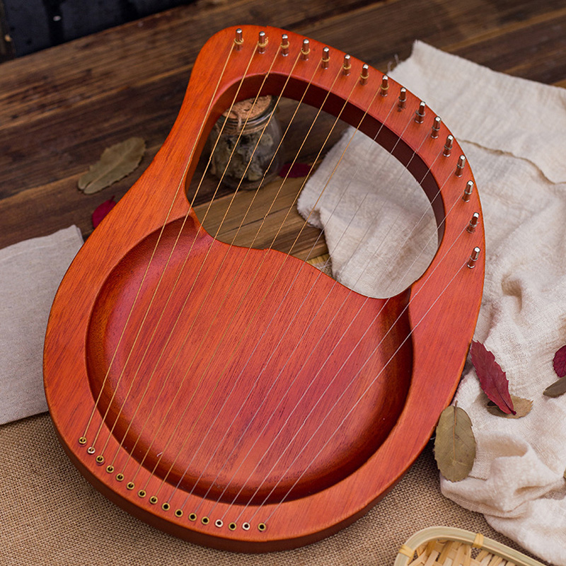16 Snaren Lier Harp Mahoniehou - Musical Instrument Harp recensie en prijs